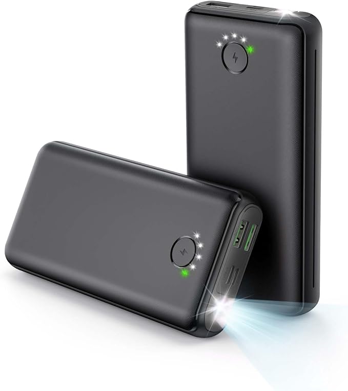 Portable Charger Power Bank 40000mah, USB C Fast Charging 22.5W External Battery Pack Phone Charger Quick Charge with 3 Outputs & 2 Inputs for iPhone 16/15 Samsung Android Camping Travel Essentials