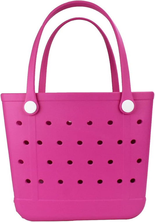 X Large Beach Bag, Oversized Rubber Beach Bag, Washable Open Tote Bag Durable Tote Travel Bags