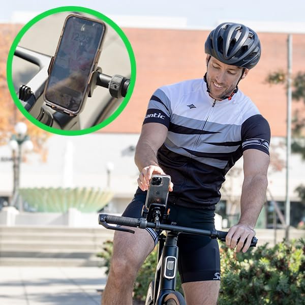 SPLACH Zippy Wireless Charging Phone Holder, Auto-Sensor, All-Scenario Mounts, for iPhone/Samsung/Google, Fits 4.7"–6.8" Phones (Pack: Duo for All-Scenario (2 Silver))