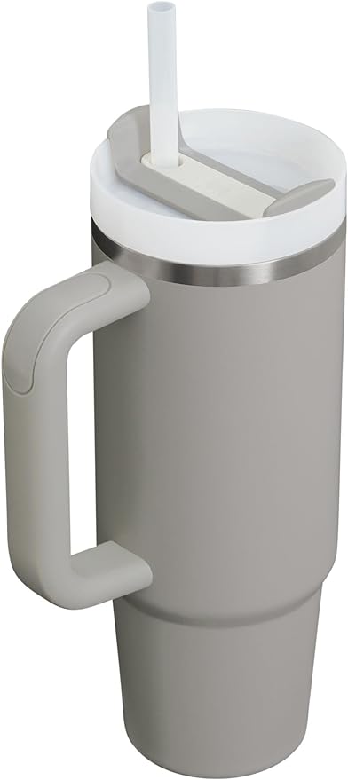 STANLEY Quencher H2.0 Tumbler with Handle and Straw 30 oz | Flowstate 3-Position Lid | Cup Holder Compatible for Travel | Insulated Stainless Steel Cup | BPA-Free | Ash