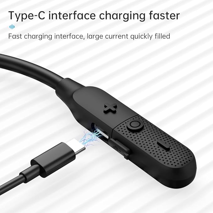 in-Ear Wireless Earbuds 25 Hours Working Neckband Bluetooth 6.0 Headphones Fast Charging ENC Neckband Magnetic Ultra-Lightweight Comfort Sports Music Game Dual Mode Neckband Headphones