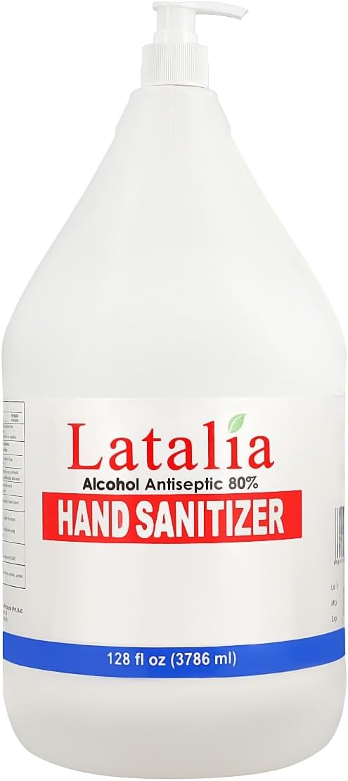 Hand Sanitizer Gallon - Hand Sanitizers Refill Unscented Clean Scent Non-Drying Moisturizing Gel (128 Fl. Oz, 3786 ml)