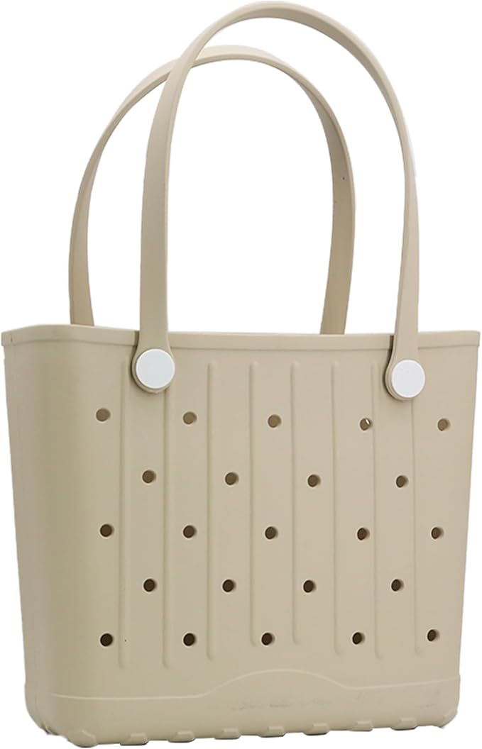 CXY Rubber Beach Bag EVA Waterproof Tote Bags Washable Sand-proof Travel Handbags for Pool Boat Groceries Work Sports