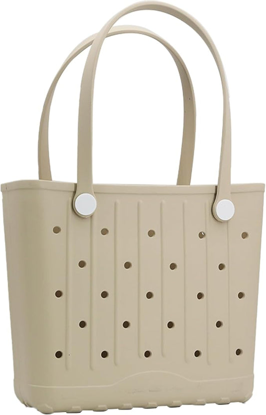 CXY Rubber Beach Bag EVA Waterproof Tote Bags Washable Sand-proof Travel Handbags for Pool Boat Groceries Work Sports