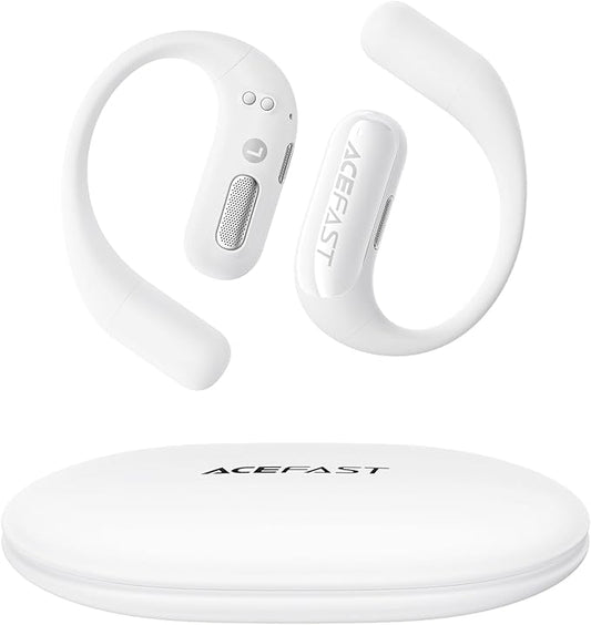 Acefast AceFit Air Open Ear Headphones, Wireless Earbuds with Rich Bass, Bluetooth 5.4 Sports Headphones with Charging Case, 32H Playtime Earbuds IP54 Waterproof for Running, Cycling, Walking, Workout