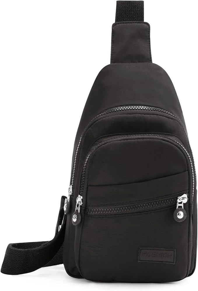 EVANCARY Small Sling Bag for Women Men, Sling Backpack Chest Daypack Crossbody Bag for Travel Outdoor Hiking