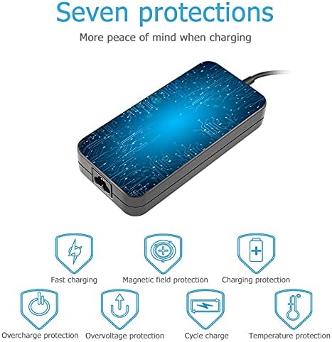 180W AC Charger Compatible with Asus A20-180P1A TUF FX566IV FX506IH FX506II FX506IU FX506IV FA706 FA706IU TUF706 FX766IU TUF766 ROG Zephyrus G14 GA401QE GA401QM Laptop Power Supply Cord