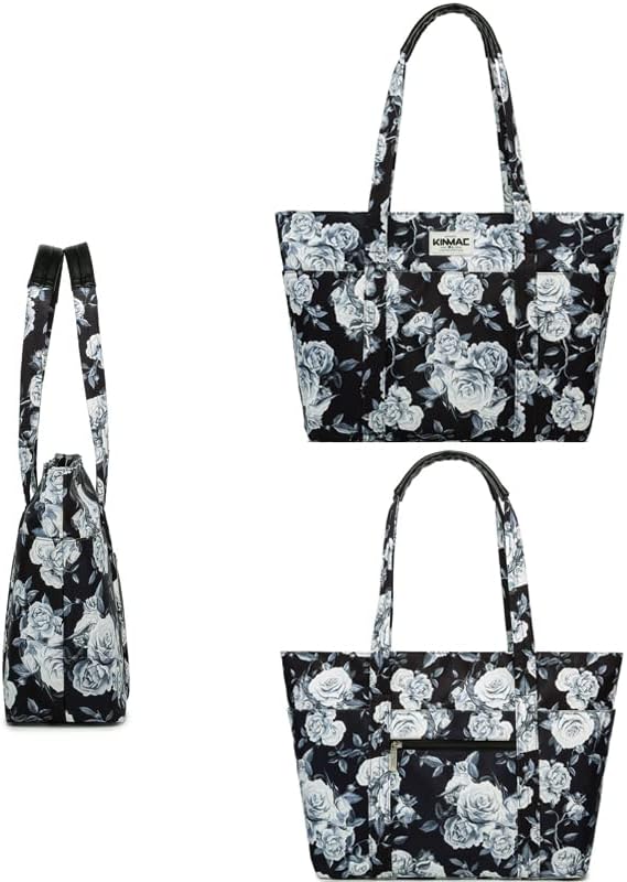Kinmac Women's Laptop Tote Bag Top Handle Handbag Work Bag for Laptop Computer Up to 15.6 inch