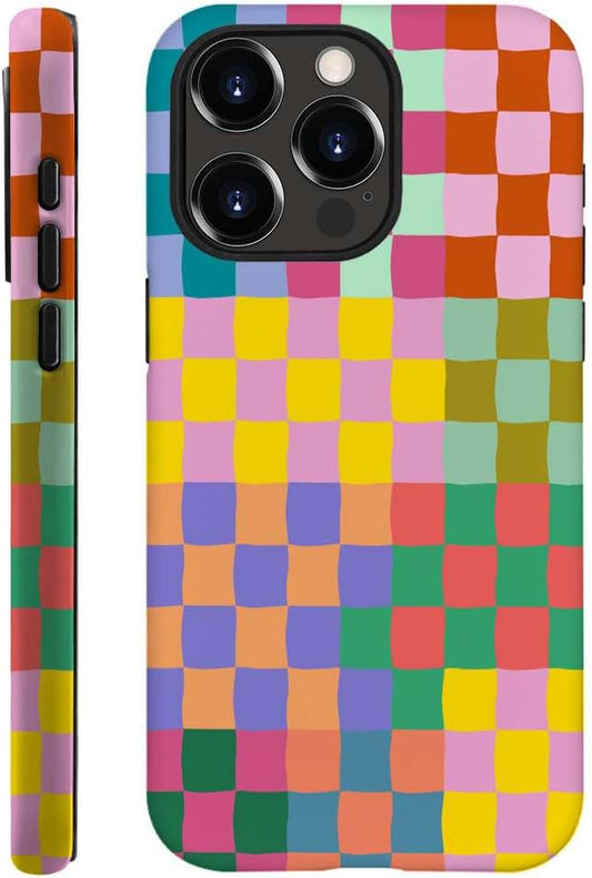 DAIZAG Case Compatible with for iPhone 12 Pro Max,Classic Checkerboard Plaid Phone Case for iPhone 12 Pro Max for Girl Women Boy Men
