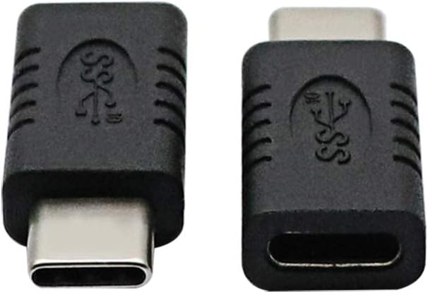 USB C Male to USB C Female Adapter, Converter, Support Data Synchronization and Charging, Suitable for Mobile Phones, Computers, Notebook Computers,2-Pack