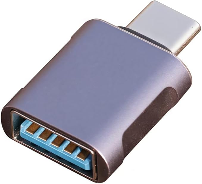 6 Pack Up to 10Gbps/120W Usbc to USB Adapter,USA to USB-c adopters,U sb to USB C Connector,Type C Male to a Female Adapter for Charger,Phone 15/16, PC, Laptop, Tablet, Keyboard etc, Navy Blue