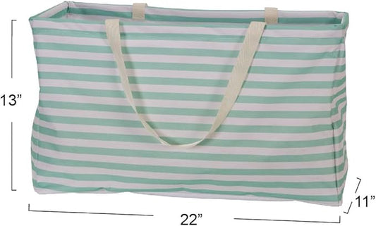 Household Essentials Classic, Teal Stripe