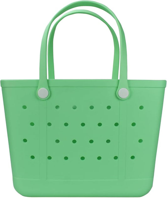 Beach Tote Bag for Women, Rubber Beach Bag Waterproof Sandproof, Extra Large EVA Tote Bag Boat Bag