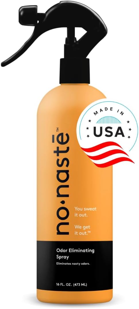 Nonaste Odor Eliminating Spray - 16 Fl Oz (Pack of 1) - Shoe & Yoga Mat Spray, Boxing Glove Deodorizer, Gym Bag Deodorizer, Fabric Odor Eliminator - No Washing Needed