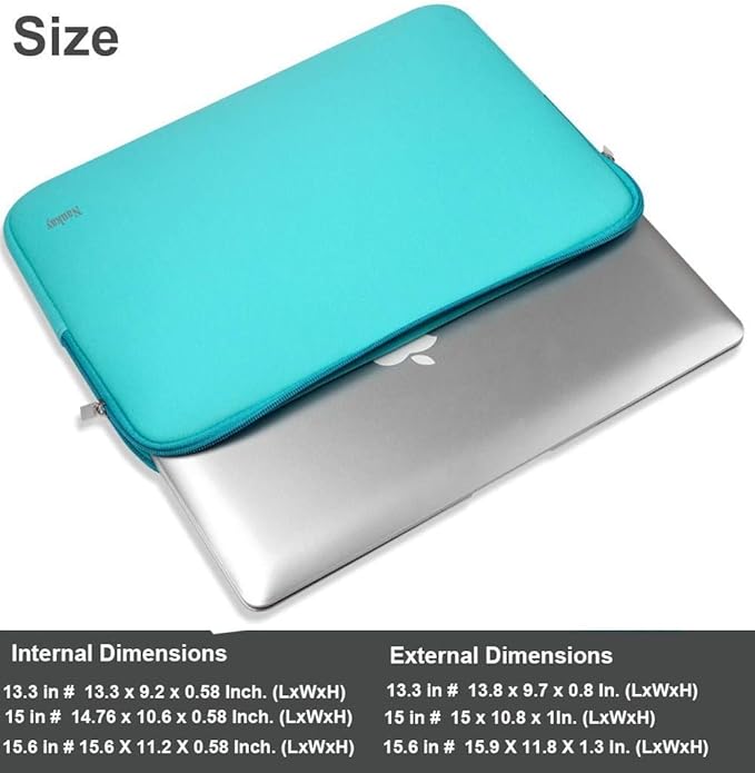 13 Inch Laptop Case,Resistant Neoprene Laptop Sleeve/Notebook Computer Pocket Case/Tablet Briefcase Carrying Bag Compatible with MacBook Pro,MacBook Air,Notebook Computer, (Blue)