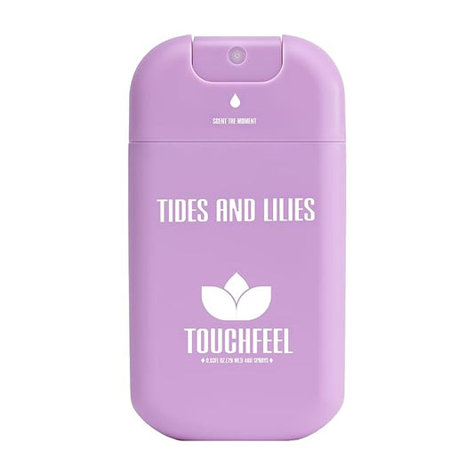 Power Mist Hand Sanitizer Spray, Scented Hydrating Hand Sanitizers Travel Size Refillable, Pocket Portable 1-Pack (Tides and Lilies) 0.93Fl Oz 460-Sprays Each