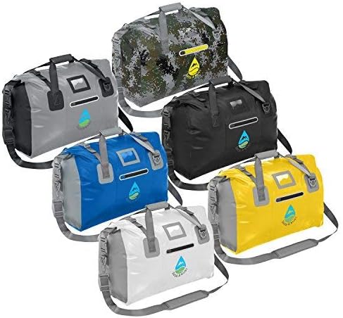 Skog Å Kust Duffelsak Heavy Duty Waterproof Duffel - Gear Bag for Sports, Travel, & More - 60L Navy Blue