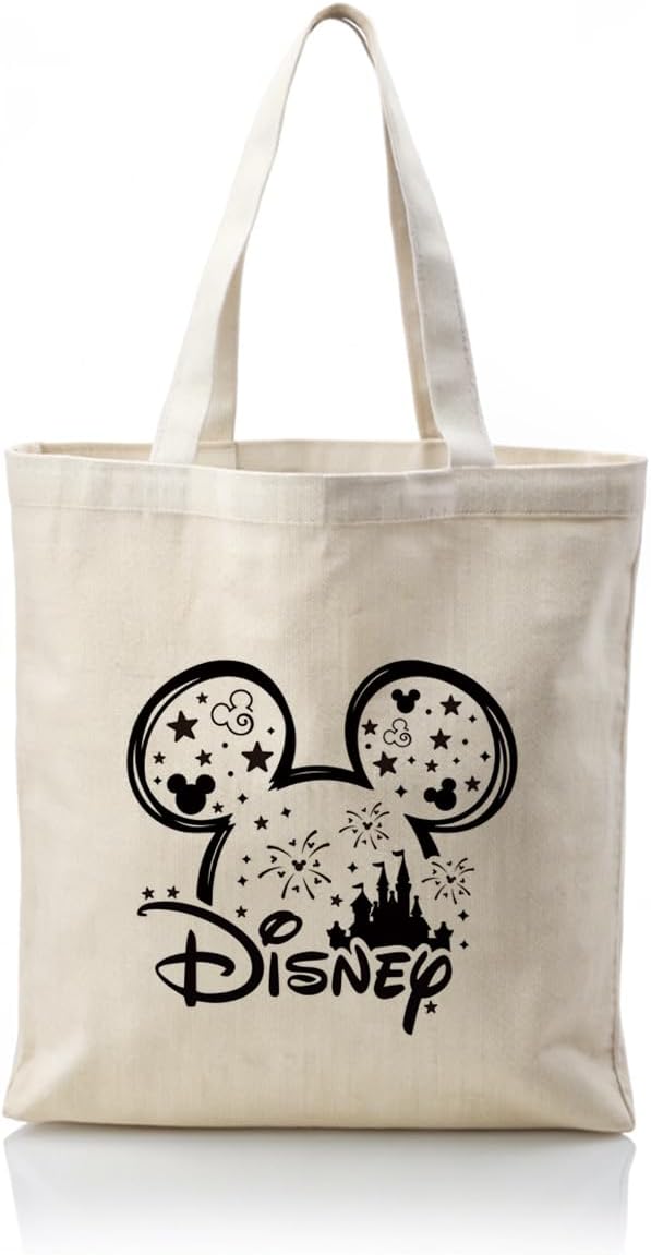 Canvas Tote Bag Aesthetic for Women,Reusable Canvas Cute Shoulder Bag for Grocery, Shopping, Beach & Daily Use