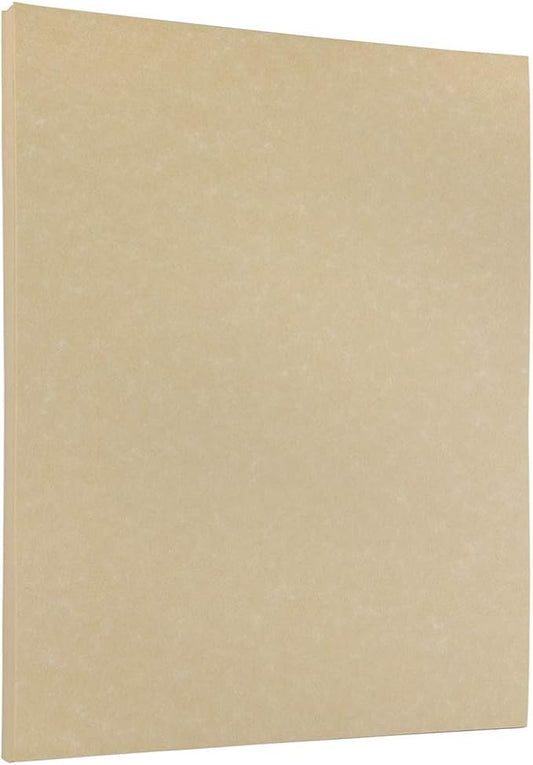 JAM PAPER Parchment 24lb Paper - 90 gsm - 8.5 x 11 - Natural Recycled - 500 Sheets/Ream