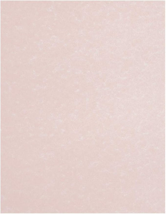 JAM PAPER Parchment 24lb Paper - 90 gsm - 8.5 x 11 - Salmon Pink Recycled - 500 Sheets/Ream