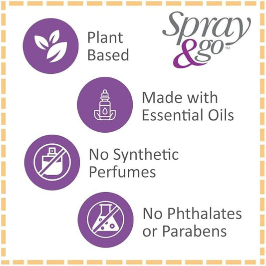 Air Scense Spray & Go Before-You-Sit Toilet Spray, Lavender Vanilla, 2 Fl Oz