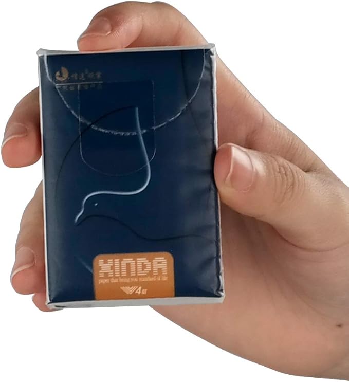 Kekow 4-Ply Facial Tissues, 100-Pack Mini Type Pocket Packs Tissues, Soft and Unscented