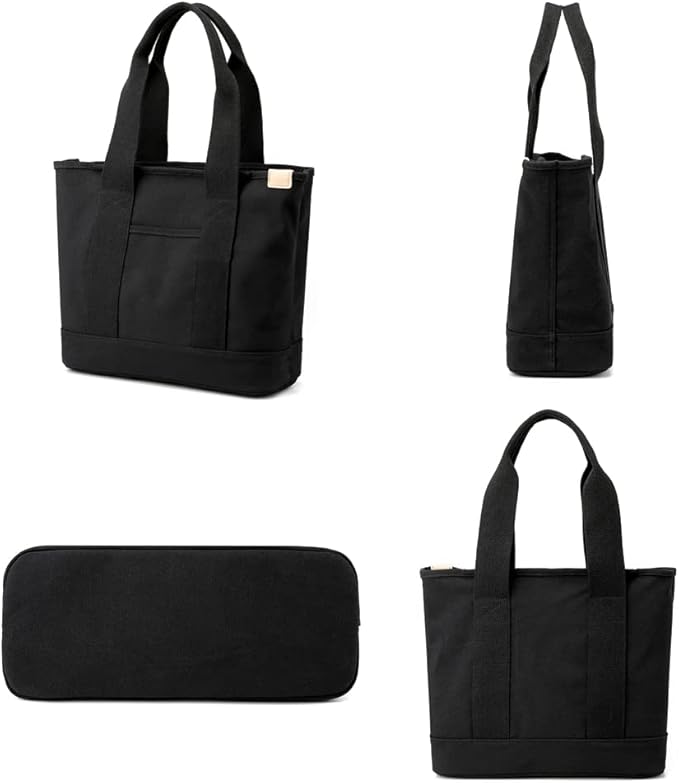 zhongningyifeng Canvas Women Tote Bag Casual Top Handle Satchel Large Capacity Handbags Shopping Bag for Work Travel