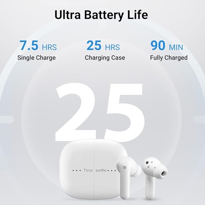 Timekettle M3 Language Translator Earbuds, Two-Way Translator Device with APP for 40 Languages Online, Voice Translator for Exploring Expat Life Freely, Compatible with iOS, Android (Online Version)