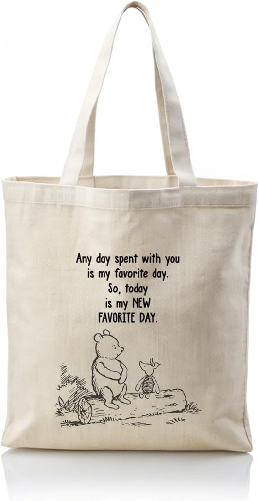 Canvas Tote Bag Aesthetic for Women,Reusable Canvas Cute Shoulder Bag for Grocery, Shopping, Beach & Daily Use