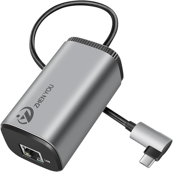 NP Type-C to Gigabit PoE Converter, POE Ethernet Adapter gigabit RJ45 to Type C 1000Mbps Converter