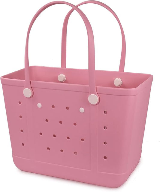 Beach Tote Bag for Women, Rubber Beach Bag Waterproof Sandproof, Extra Large EVA Tote Bag Boat Bag