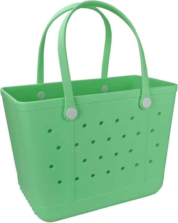 Beach Tote Bag for Women, Rubber Beach Bag Waterproof Sandproof, Extra Large EVA Tote Bag Boat Bag