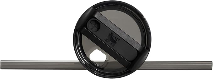 Stanley Quencher H2.0 Tumbler with Handle and Straw 14 oz | Flowstate 3-Position Lid | Cup Holder Compatible for Travel | Insulated Stainless Steel Cup | BPA-Free | Black 2.0