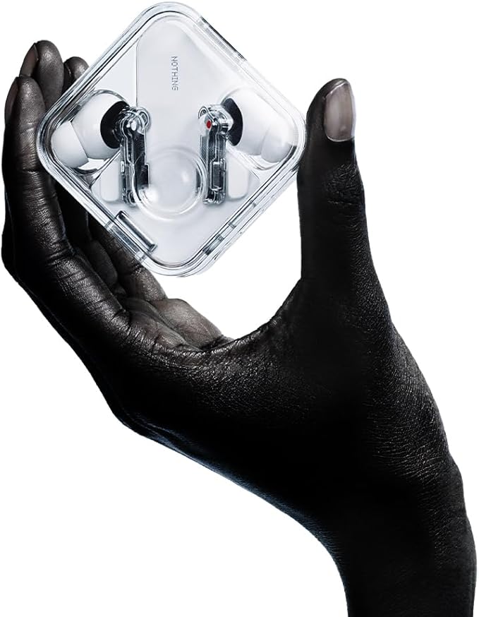 Nothing Ear Wireless Earbuds with ChatGPT Integration, Smart ANC, Hi-Res Audio with LDAC & LHDC, 11mm Dynamic Bass Boost, 40.5H Playtime, 6 Mics for Calls Headphones, Wireless Charging White