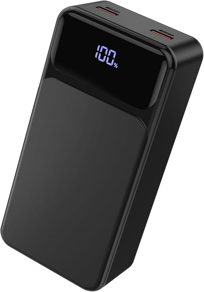 50000mah Power Bank 22.5W Fast Charging Portable Charger USB-C with 4 Outputs & 2 Inputs LED Display Huge Capacity External Battery Pack for iPhone, Samsung, iPad etc