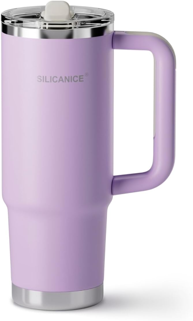 Easy Clean Pro Tumbler - 30 oz Water Bottle with Handle Quick-Disassemble Flip Straw, Leakproof Insulated Stainless Steel,Dishwasher Safe, BPA-Free Gifts for Women & Men