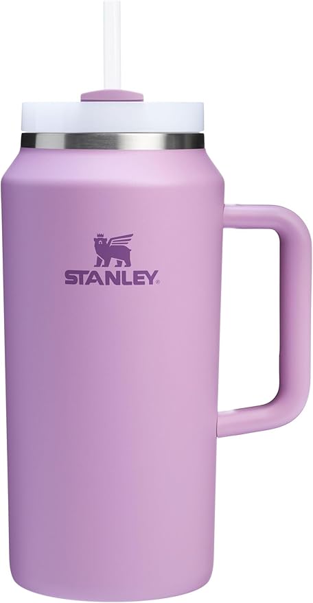STANLEY Quencher H2.0 Tumbler with Handle & Straw 64 oz | Flowstate 3-Position Lid | Large Capacity for Travel & Sports | Insulated Stainless Steel Cup | BPA-Free | Lilac