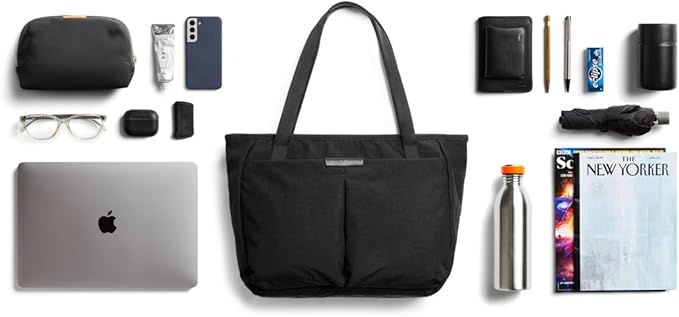 Bellroy Tokyo Wonder Tote (12L laptop tote bag, fits 14” laptop) - Raven