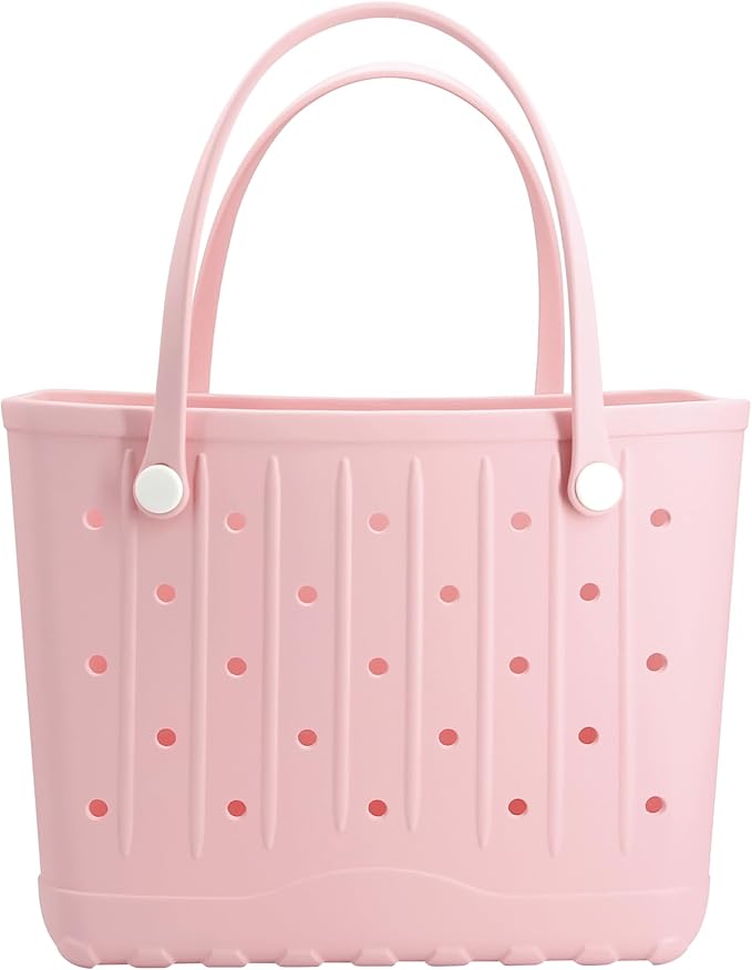 CXY Rubber Beach Bag EVA Waterproof Tote Bags Washable Sand-proof Travel Handbags for Pool Boat Groceries Work Sports