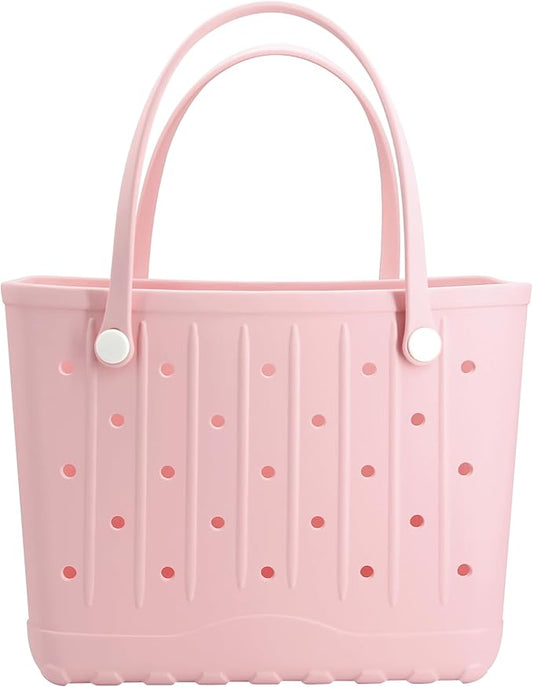 CXY Rubber Beach Bag EVA Waterproof Tote Bags Washable Sand-proof Travel Handbags for Pool Boat Groceries Work Sports