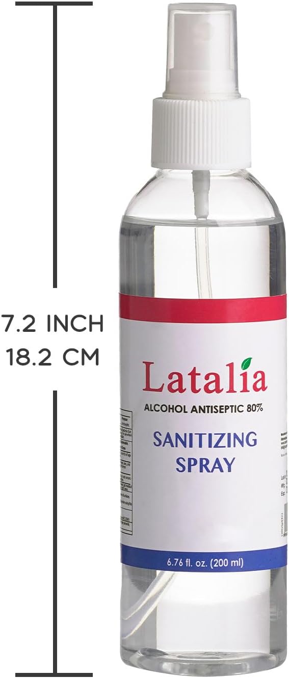 Hand Sanitizer Spray - 12 Pack Unscented Spray Hand Sanitizer for Hands (6.67 Fl oz)