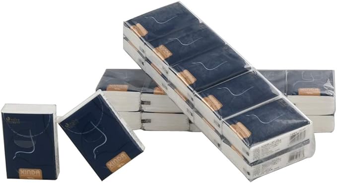 Cand 120 Packs Facial Tissue Travel Packs, 4 Ply Soft Tissues