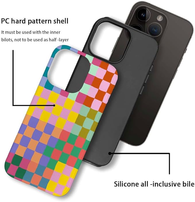 DAIZAG Case Compatible with for iPhone 12 Pro Max,Classic Checkerboard Plaid Phone Case for iPhone 12 Pro Max for Girl Women Boy Men