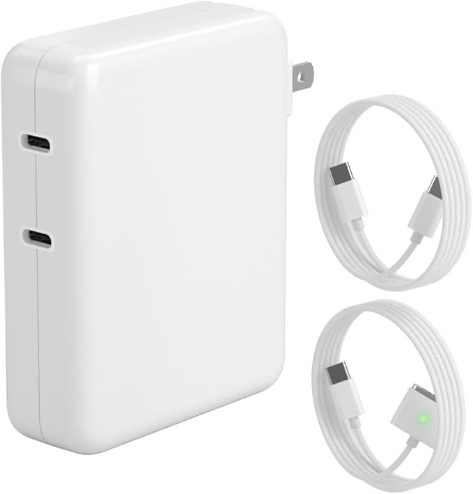 Mac Book Pro Charger, Csevanli 280W USB C Charger Fast Charger Adapter Compatible with MacBook pro/Air 13, 14, 15, 16 inch, ipad Pro,Samsung Galaxy and All USB C Device (2 Cables Included)