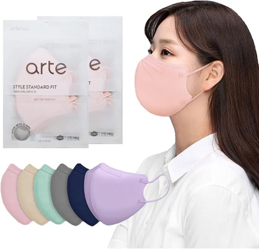 [10 Pcs] Korea Face Mask for Adults – Bird Beak type 2D Protective Health Face Mask for Dust and Smoke – 4-Layer Protective Filter – Ideal Fit for Comfortable Wear - Pink