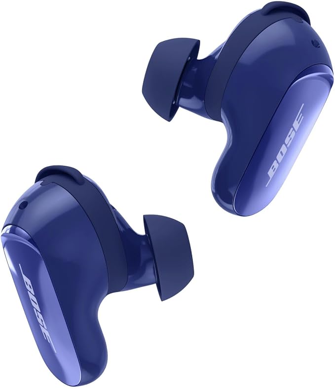 Bose New QuietComfort Ultra Bluetooth Earbuds (2nd Gen), Wireless Noise Cancelling Earbuds, Up to 6 Hours Battery, IPX4 Rating, Immersive Audio, Deep Bass, Midnight Violet - Limited Edition Color