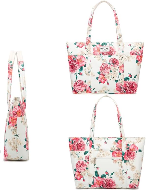 Kinmac Women's Laptop Tote Bag Top Handle Handbag Work Bag for Laptop Computer Up to 15.6 inch