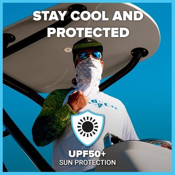 S A Company 5-Pack UV Face Shield | UV 30+ Multipurpose Neck Gaiter Balaclava for Adults