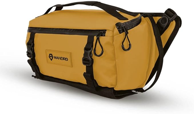 WANDRD ROGUE V1 9L Sling: Compact Camera Sling and Crossbody Bag with Fast Access, 3-Way Carry– Lightweight Everyday Bag Great for Travel, Photography, and Daily Use (Dallol Yellow)
