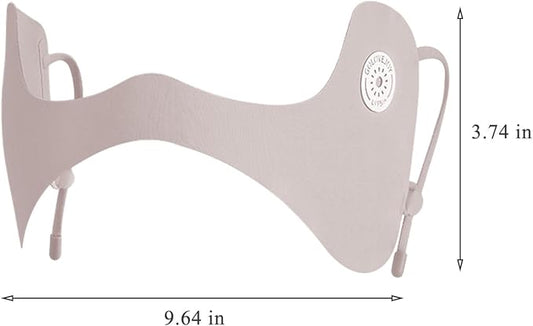 UPF50+ Half Mask,Face Shield,Sun Screen Protector for Face with Adjustable Ear Straps, Golf Visors for Women Golfers